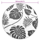 vidaXL kültéri szőnyeg ARAKIL zöld Ø120 cm PP