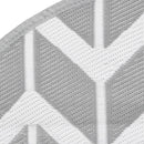 vidaXL kültéri szőnyeg ARAKIL szürke Ø120 cm PP