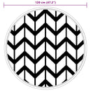 vidaXL kültéri szőnyeg ARAKIL szürke Ø120 cm PP