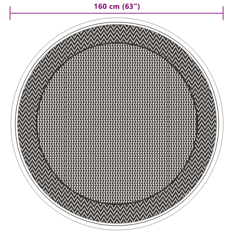 vidaXL kültéri szőnyeg ARAKIL zöld Ø160 cm PP