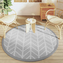 vidaXL kültéri szőnyeg ARAKIL szürke Ø160 cm PP