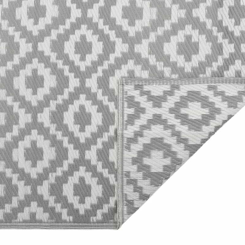 vidaXL kültéri szőnyeg ARAKIL szürke 80x250 cm PP