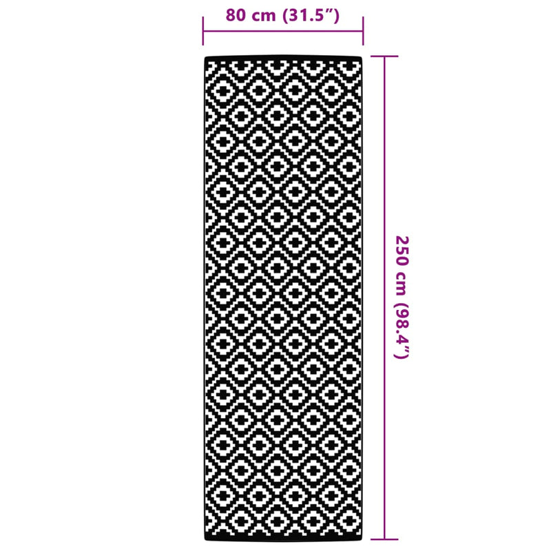 vidaXL kültéri szőnyeg ARAKIL szürke 80x250 cm PP