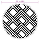 vidaXL kültéri szőnyeg ARAKIL szürke Ø160 cm PP