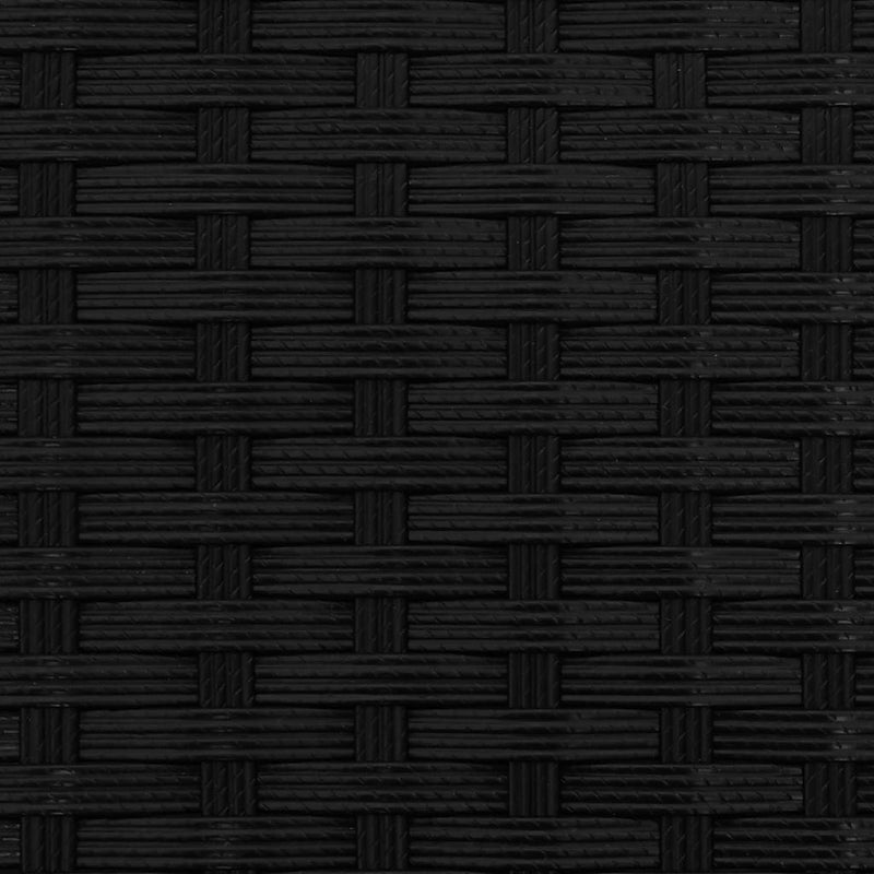 vidaXL Növénytartó Fekete 105 x 30 x 170 cm Fém