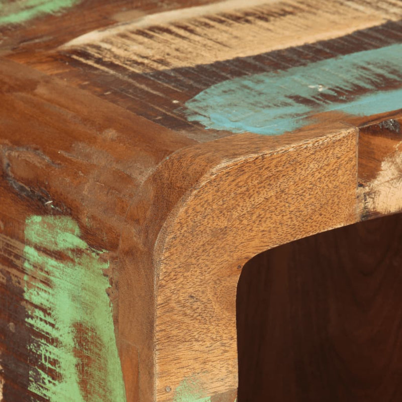 vidaXL tömör újrahasznosított fa tálalószekrény 55 x 30 x 80 cm