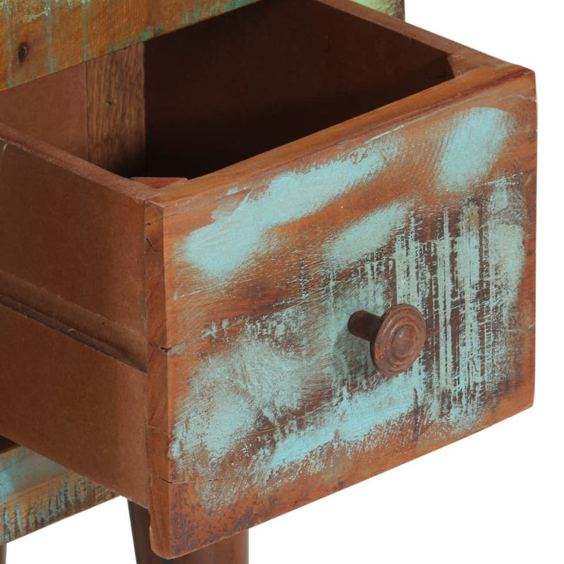 vidaXL tömör újrahasznosított fa tálalószekrény 55 x 30 x 80 cm