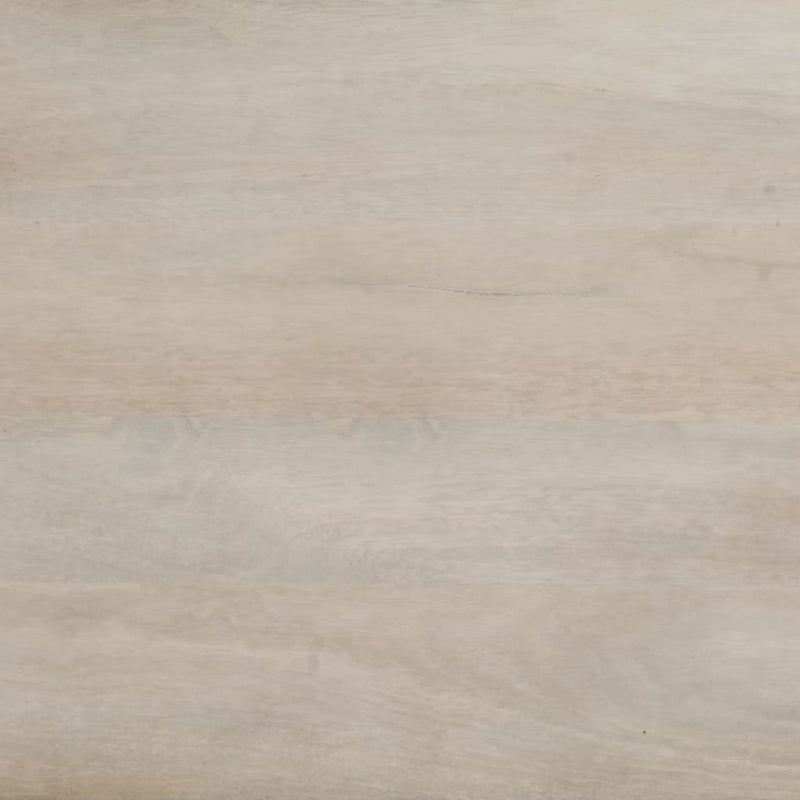 vidaXL barna tömör mangófa és vas konzolasztal 110 x 35 x 76 cm