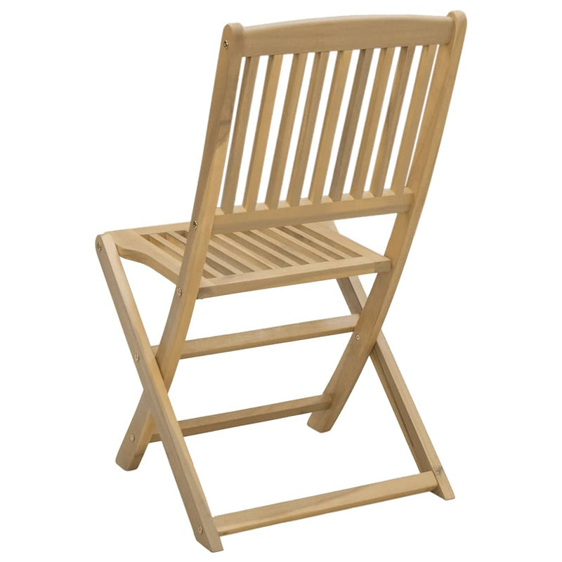 vidaXL 2 db összecsukható tömör akácfa kerti szék 57x48,5x90 cm