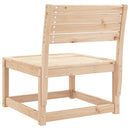 vidaXL tömör fenyőfa kerti kanapé