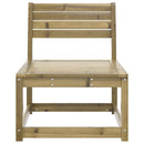 vidaXL impregnált fenyőfa kerti kanapé