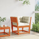 vidaXL viaszbarna tömör fenyőfa kerti karfás kanapé párnával