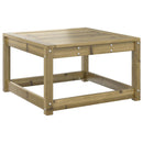 vidaXL impregnált fenyőfa kerti lábzsámoly párnával