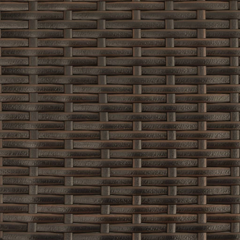 vidaXL 2 db barna polyrattan napozóágy asztallal