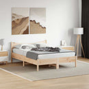 vidaXL tömör fenyőfa ágy matrac nélkül 135 x 190 cm