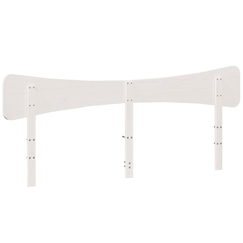 vidaXL fehér tömör fenyőfa fejtámla 180 cm