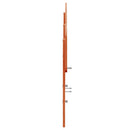 vidaXL viaszbarna tömör fenyőfa fejtámla 180 cm