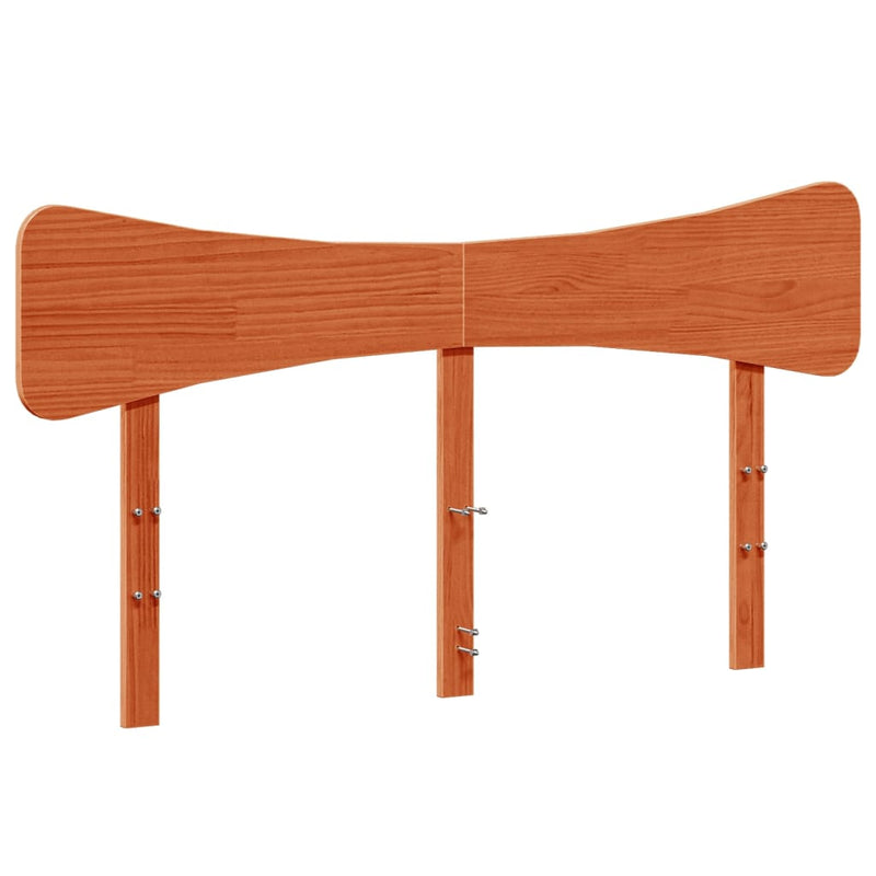 vidaXL viaszbarna tömör fenyőfa fejtámla 160 cm