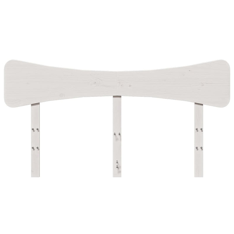 vidaXL fehér tömör fenyőfa fejtámla 150 cm