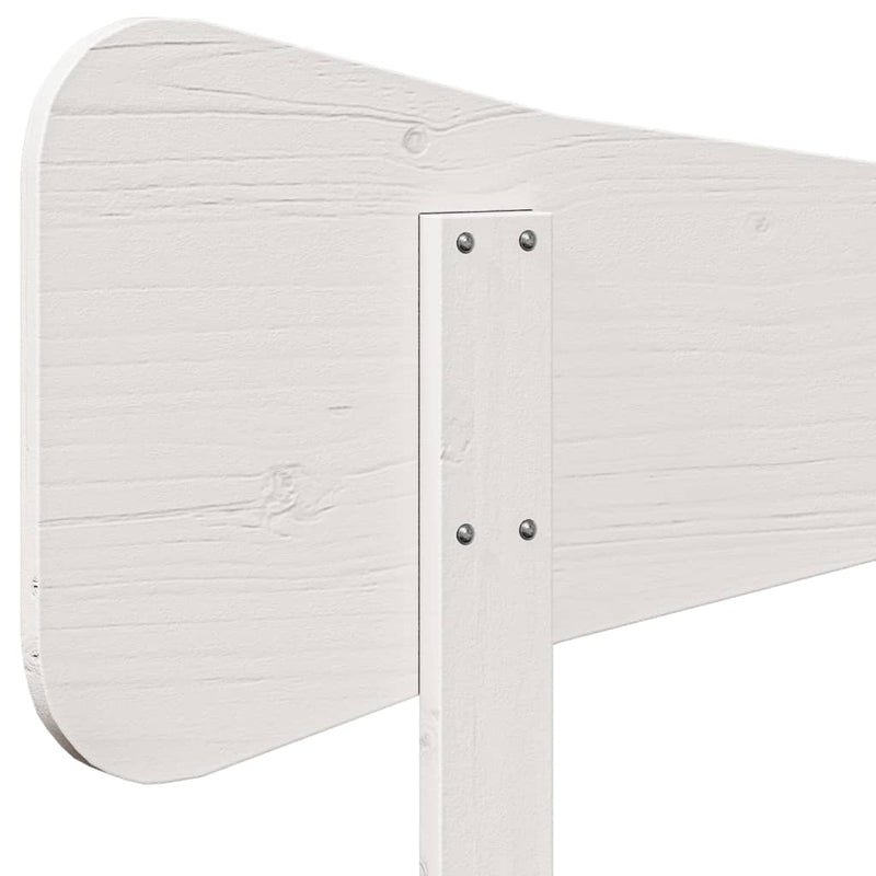 vidaXL fehér tömör fenyőfa fejtámla 150 cm