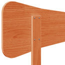 vidaXL viaszbarna tömör fenyőfa fejtámla 150 cm