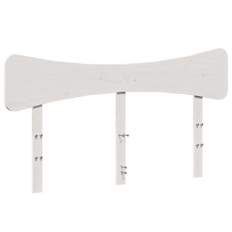 vidaXL fehér tömör fenyőfa fejtámla 140 cm