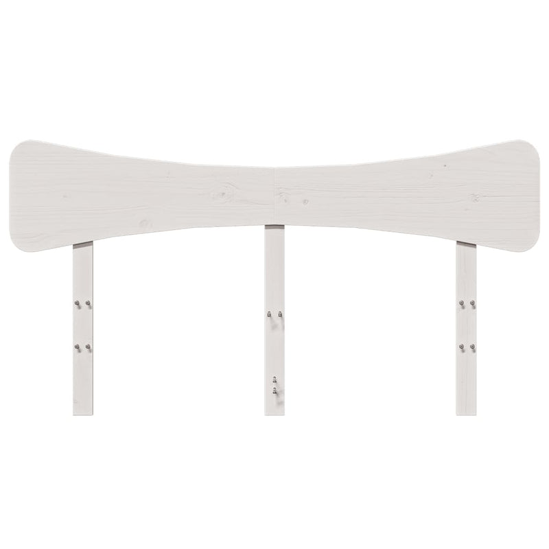 vidaXL fehér tömör fenyőfa fejtámla 140 cm