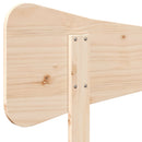 vidaXL tömör fenyőfa fejtámla 135 cm