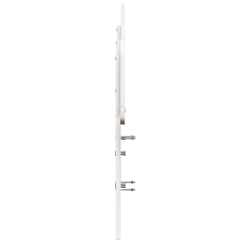 vidaXL fehér tömör fenyőfa fejtámla 135 cm
