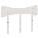 vidaXL fehér tömör fenyőfa fejtámla 135 cm