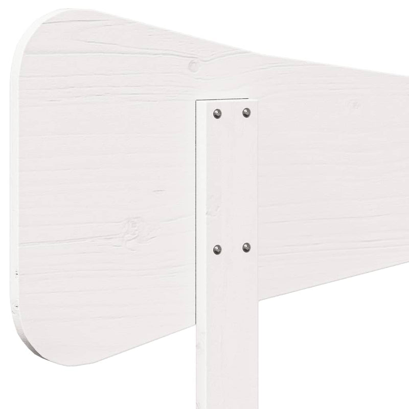 vidaXL fehér tömör fenyőfa fejtámla 75 cm