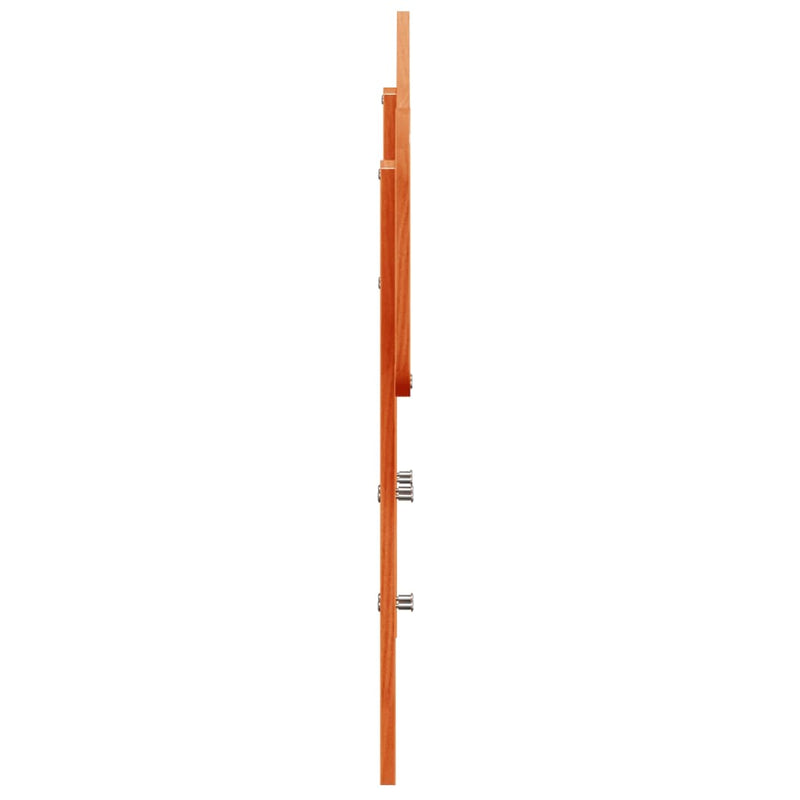 vidaXL viaszbarna tömör fenyőfa fejtámla 75 cm