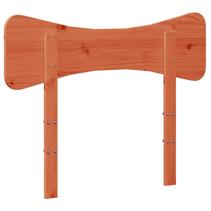 vidaXL viaszbarna tömör fenyőfa fejtámla 75 cm