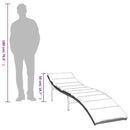 vidaXL világosszürke polyrattan napozóágy párnával 55x199x50 cm