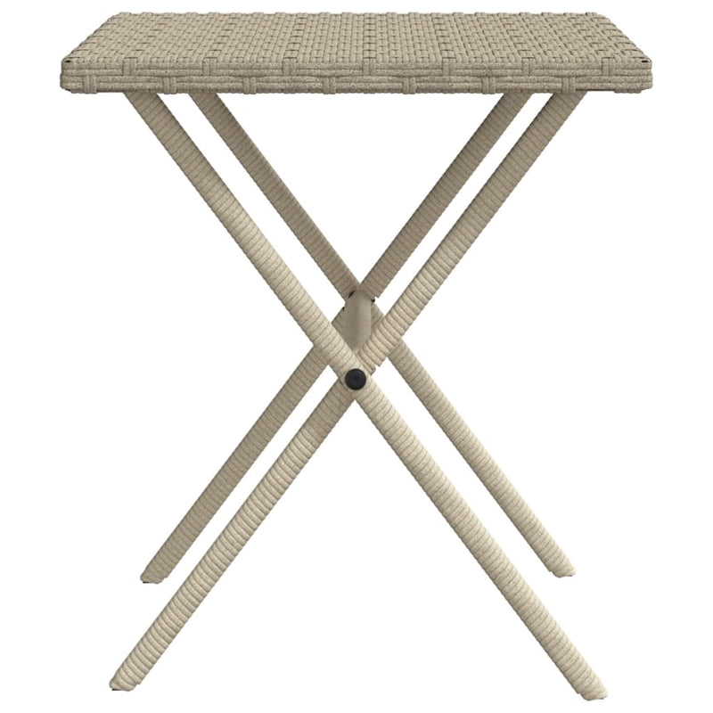 vidaXL 2 db világosszürke polyrattan napozóágy asztallal