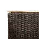 vidaXL 2 db barna polyrattan kerti bárszék párnával