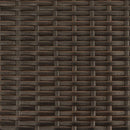 vidaXL barna polyrattan napozóágy párnával