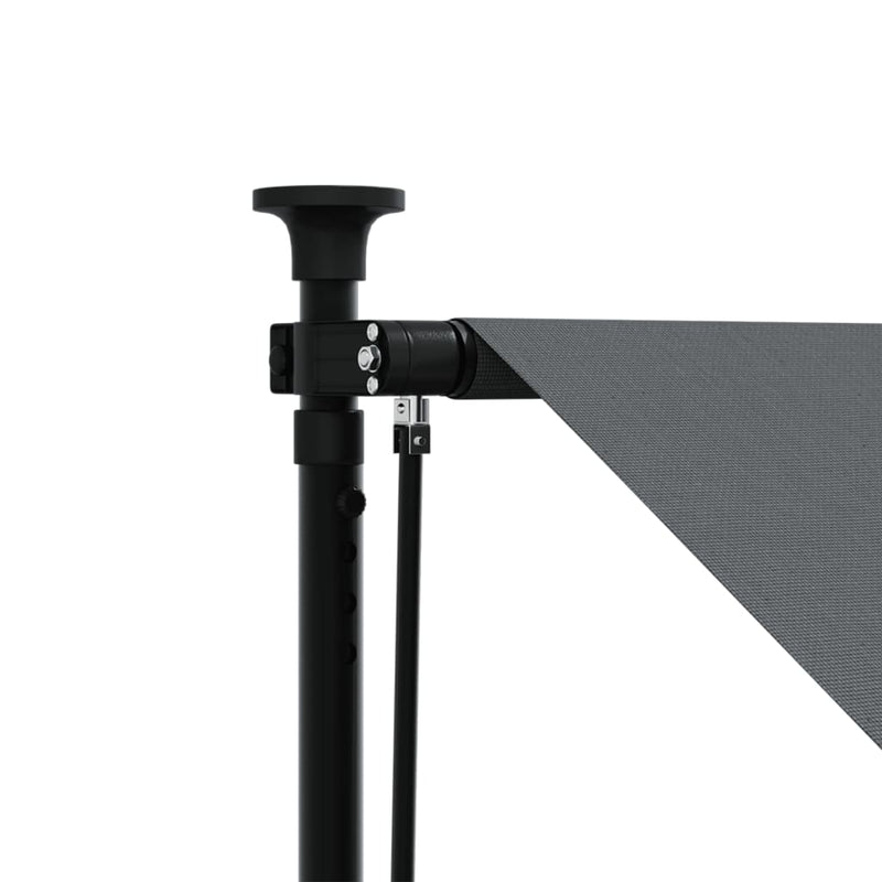 vidaXL antracit szövet és acél feltekerhető napellenző 300 x 150 cm