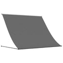vidaXL antracit szövet és acél feltekerhető napellenző 200 x 150 cm