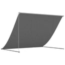 vidaXL antracit szövet és acél feltekerhető napellenző 200 x 150 cm
