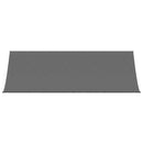 vidaXL antracit szövet és acél feltekerhető napellenző 400 x 150 cm