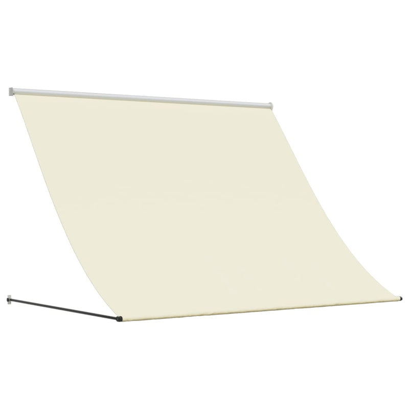 vidaXL krémszínű szövet és acél feltekerhető napellenző 200 x 150 cm