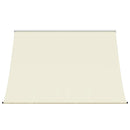 vidaXL krémszínű szövet és acél feltekerhető napellenző 200 x 150 cm