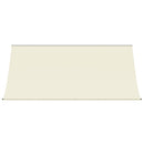 vidaXL krémszínű szövet és acél feltekerhető napellenző 300 x 150 cm