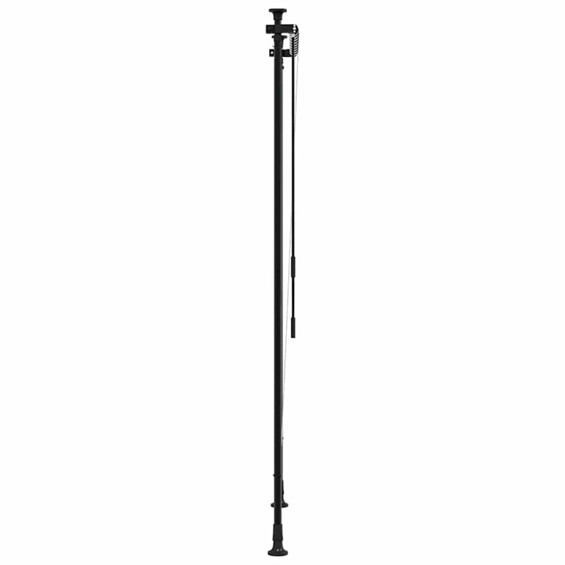 vidaXL kék és fehér szövet és acél kültéri roló 100 x 270 cm
