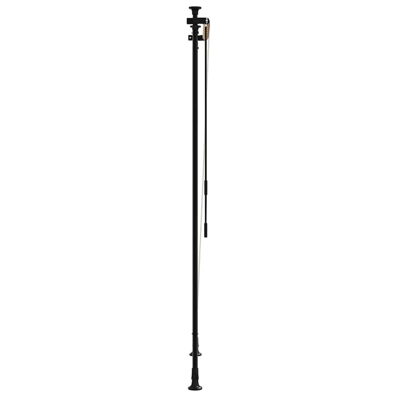 vidaXL narancssárga és fehér szövet és acél kültéri roló 100 x 270 cm