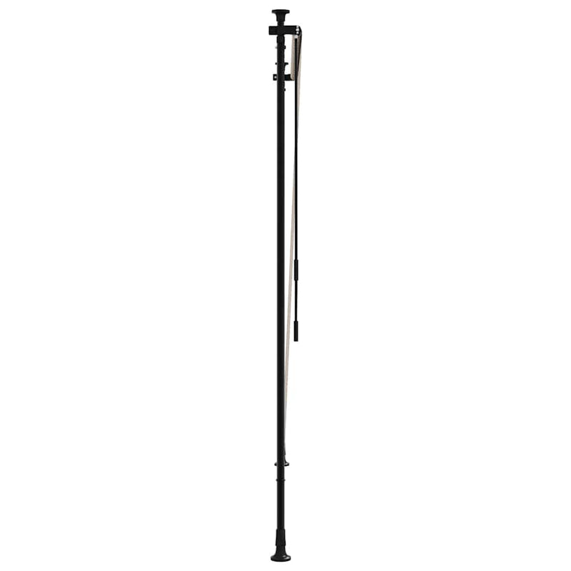 vidaXL sárga és fehér szövet és acél kültéri roló 150 x 270 cm