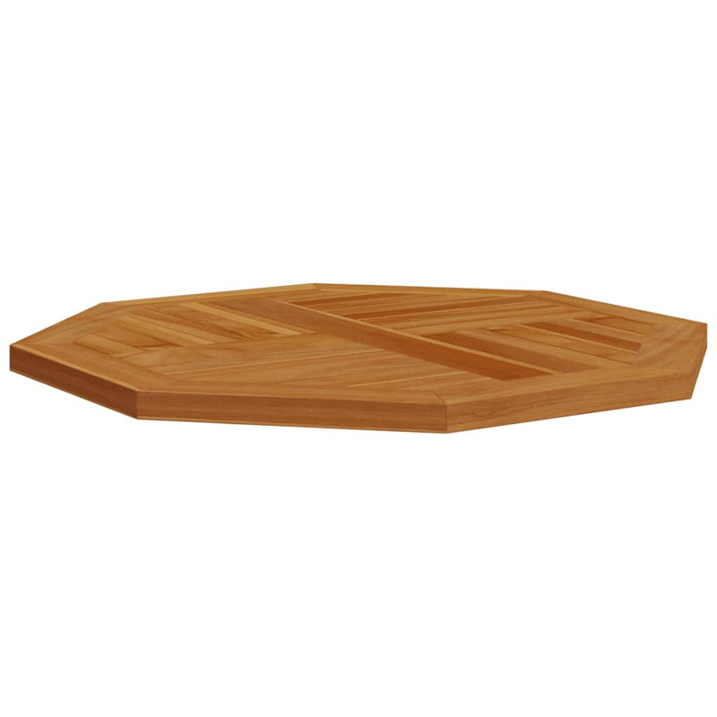 vidaXL tömör tíkfa nyolcszögletű asztallap 60 x 60 x 2,5 cm