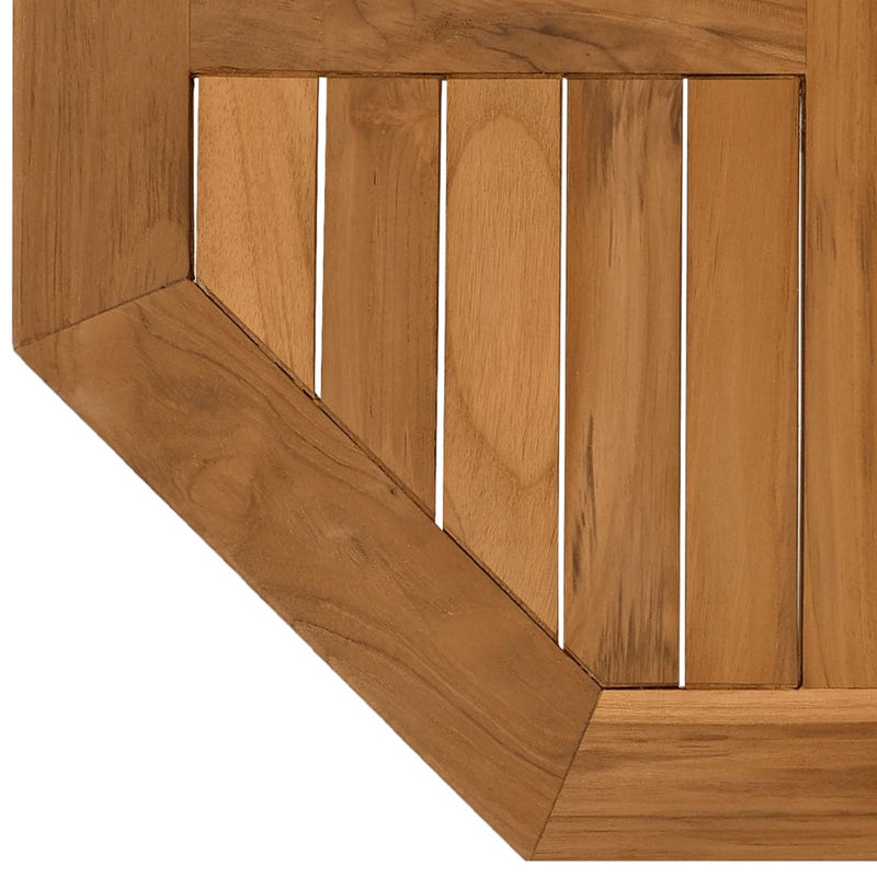 vidaXL tömör tíkfa nyolcszögletű asztallap 60 x 60 x 2,5 cm
