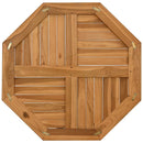 vidaXL tömör tíkfa nyolcszögletű asztallap 70 x 70 x 2,5 cm